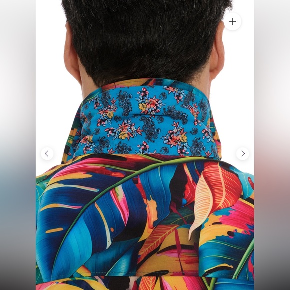 NWT ROBERT GRAHAM TOUCAN SHORT SLEEVE BUTTON DOWN SHIRT - Picture 5 of 8